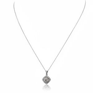 Moissanite 1.0ct Necklace 925 Sterling Silver Color D NWT